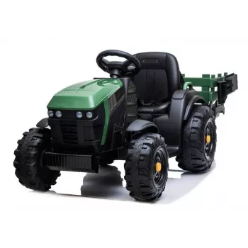 LEAN CARS Trator elétrico com atrelado BDM0925 verde militar
