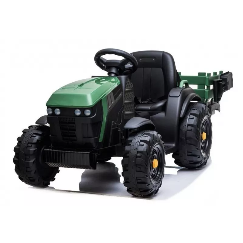 LEAN CARS Trator elétrico com atrelado BDM0925 verde militar