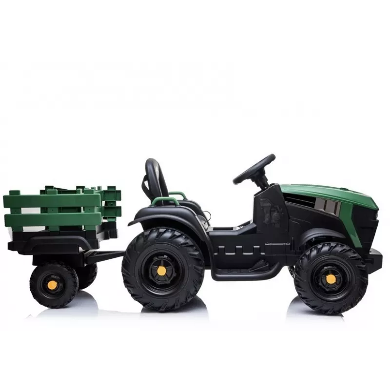 LEAN CARS Trator elétrico com atrelado BDM0925 verde militar