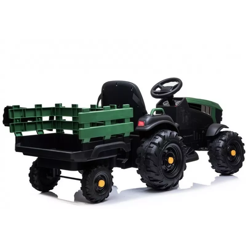 LEAN CARS Trator elétrico com atrelado BDM0925 verde militar
