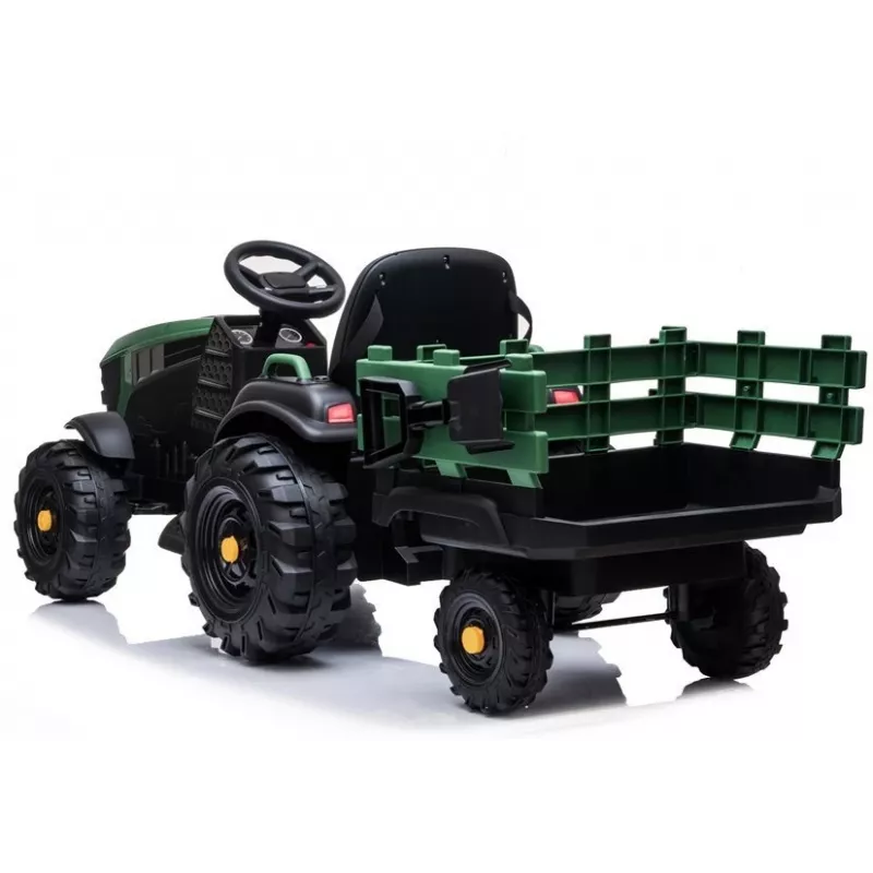 LEAN CARS Trator elétrico com atrelado BDM0925 verde militar