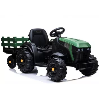 LEAN CARS Trator elétrico com atrelado BDM0925 verde militar