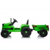 LEAN CARS Trator Elétrico com Atrelado CH9959 Verde