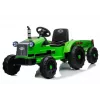 LEAN CARS Trator Elétrico com Atrelado CH9959 Verde