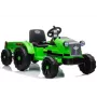 LEAN CARS Trator Elétrico com Atrelado CH9959 Verde