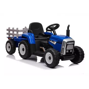 LEAN CARS Trator Elétrico com Atrelado XMX611 Azul
