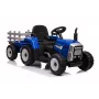 LEAN CARS Trator Elétrico com Atrelado XMX611 Azul