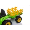 LEAN CARS Trator Elétrico com Atrelado XMX611 Luzes LED Verde