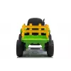 LEAN CARS Trator Elétrico com Atrelado XMX611 Luzes LED Verde