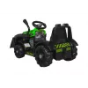LEAN CARS Trator elétrico montável ZP1001B verde com pá e buzina 15140