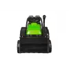 LEAN CARS Trator elétrico montável ZP1001B verde com pá e buzina 15140