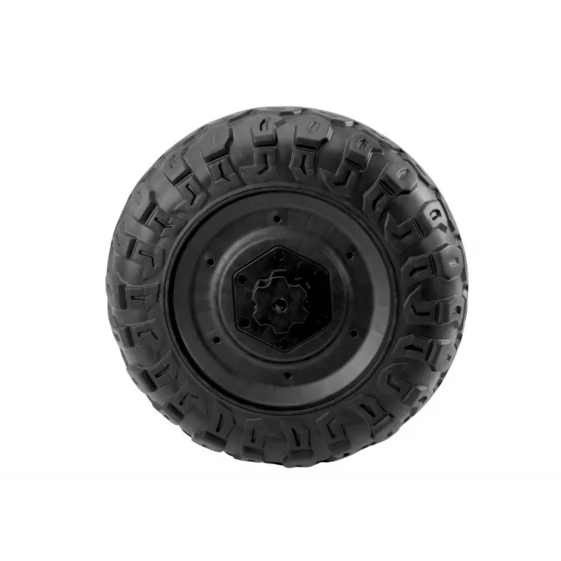 LEAN CARS roda EVA A032 - 10 polegadas roda de substituição em borracha maciça para carrinho de bebé, 45 mm de largura, preto