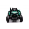 LEAN CARS HC-306 Trator a Bateria Com Reboque Verde Escuro 24V