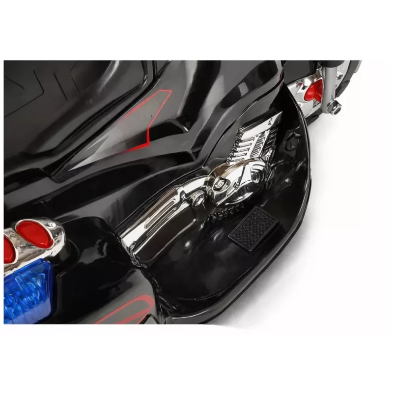 LEAN CARS HC8051 Moto elétrica para criança preta
