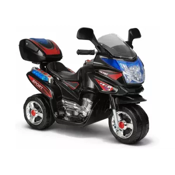 LEAN CARS HC8051 Moto elétrica para criança preta