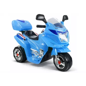 LEAN CARS HC8051 Moto elétrica para criança azul