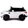 LEAN CARS HL1638 carro elétrico para criança - branco, bateria 12V, comando parental, MP3, luzes LED, rodas EVA