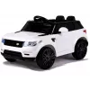 LEAN CARS HL1638 carro elétrico para criança - branco, bateria 12V, comando parental, MP3, luzes LED, rodas EVA