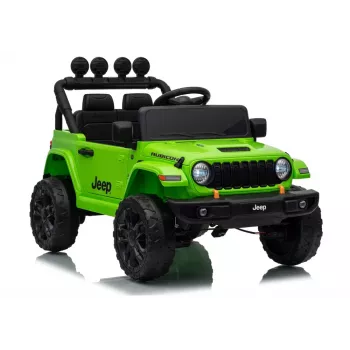 LEAN CARS Jeep Rubicon DK-JWR558 Veículo a bateria para criança 24V verde