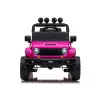 LEAN CARS Jeep Rubicon DK-JWR558 24V Rosa Veículo a bateria para criança