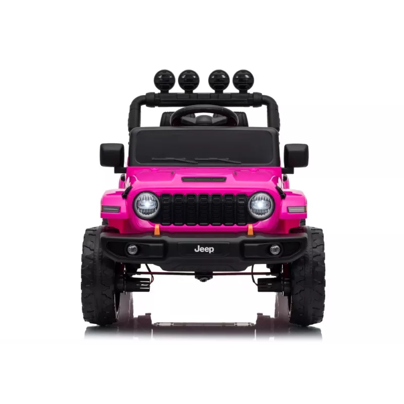 LEAN CARS Jeep Rubicon DK-JWR558 24V Rosa Veículo a bateria para criança