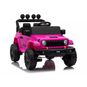 LEAN CARS Jeep Rubicon DK-JWR558 24V Rosa Veículo a bateria para criança