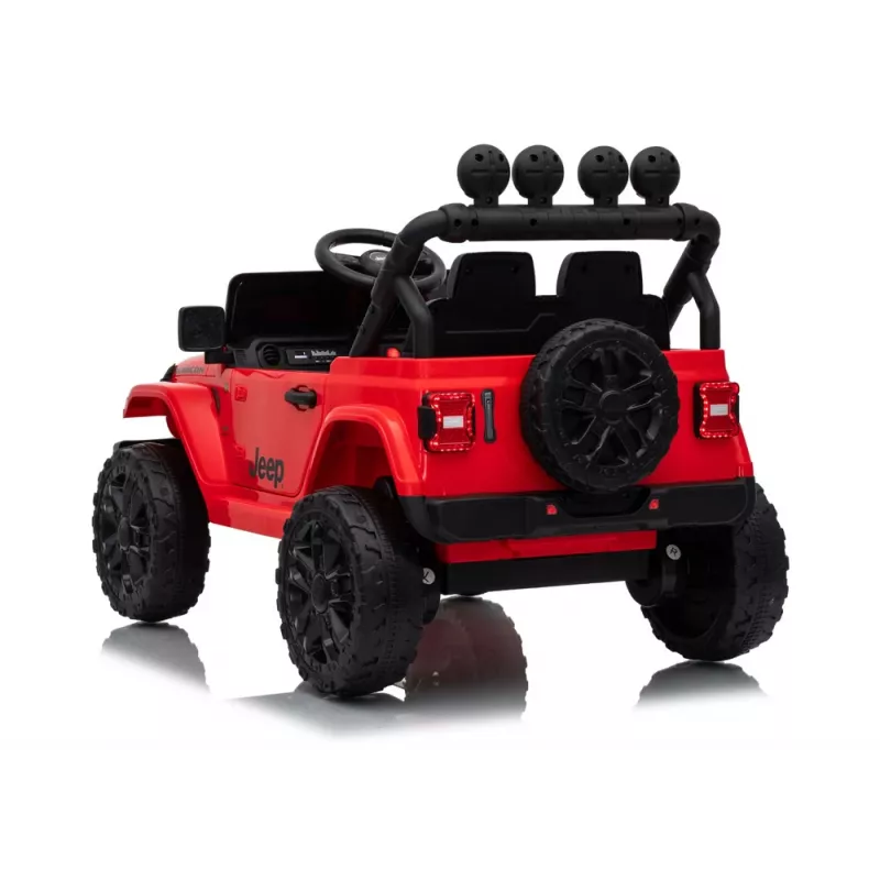 LEAN CARS Jeep Rubicon DK-JWR558 24V Vermelho Veículo a Bateria