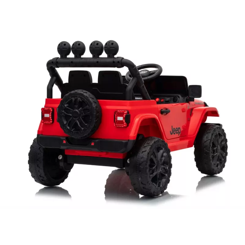 LEAN CARS Jeep Rubicon DK-JWR558 24V Vermelho Veículo a Bateria