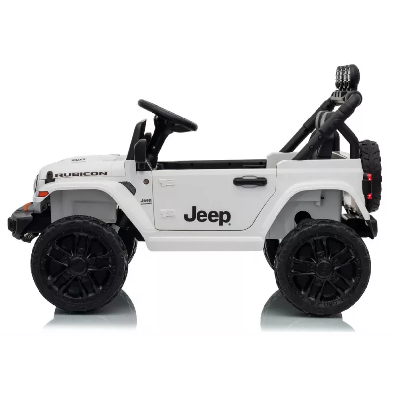 Veículo infantil elétrico LEAN CARS Jeep Rubicon DK-JWR558 24V branco