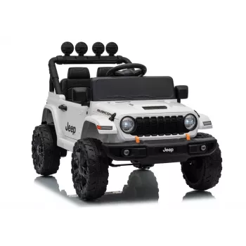 Veículo infantil elétrico LEAN CARS Jeep Rubicon DK-JWR558 24V branco