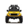 LEAN CARS Jeep Rubicon DK-JWR558 24V amarelo veículo infantil a bateria com comando à distância