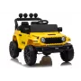 LEAN CARS Jeep Rubicon DK-JWR558 24V amarelo veículo infantil a bateria com comando à distância