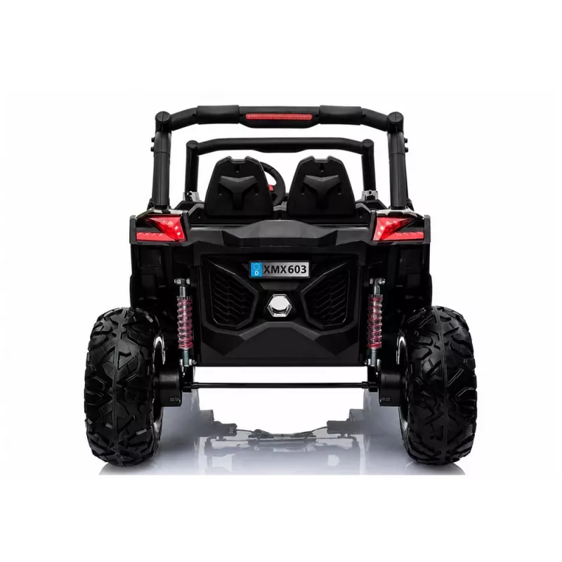 LEAN CARS Jeep XMX603 Carro elétrico para crianças - Preto com MP3