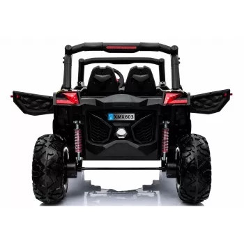LEAN CARS Jeep XMX603 Carro elétrico para crianças - Preto com MP4