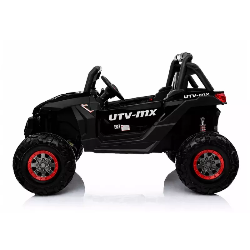 LEAN CARS Jeep XMX603 Carro elétrico para crianças - Preto com MP4