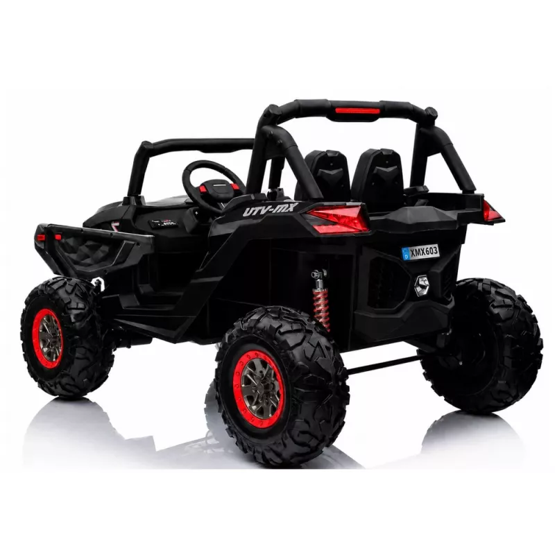 LEAN CARS Jeep XMX603 Carro elétrico para crianças - Preto com MP4