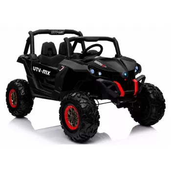 LEAN CARS Jeep XMX603 Carro elétrico para crianças - Preto com MP4