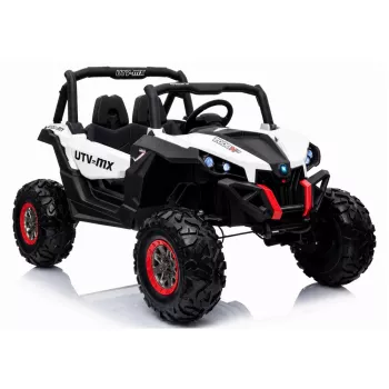 LEAN CARS Jeep XMX603 Carro elétrico para crianças - Branco com MP4