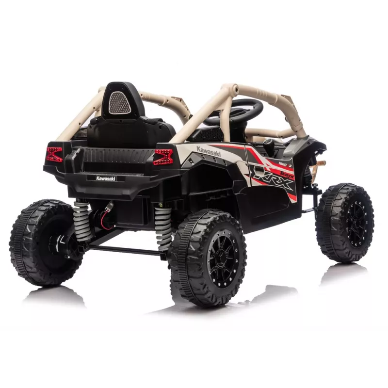 LEAN CARS Kawasaki JS330 24V 5Ah Carro a Bateria Preto e Bege