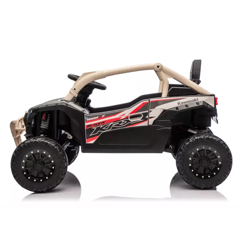 LEAN CARS Kawasaki JS330 24V 5Ah Carro a Bateria Preto e Bege