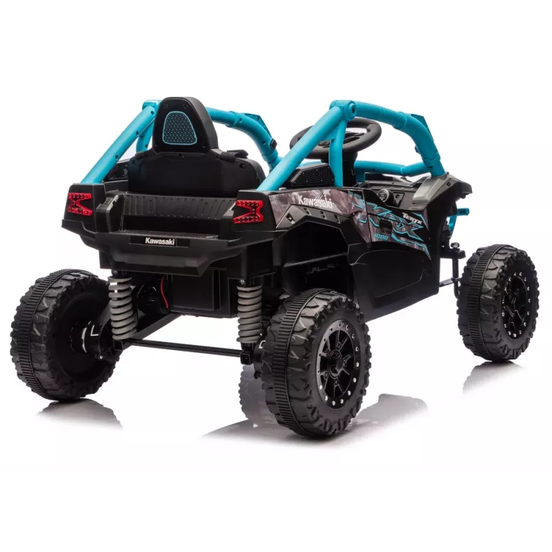 LEAN CARS Kawasaki JS330 24V 5Ah Carro a Bateria Preto e Azul