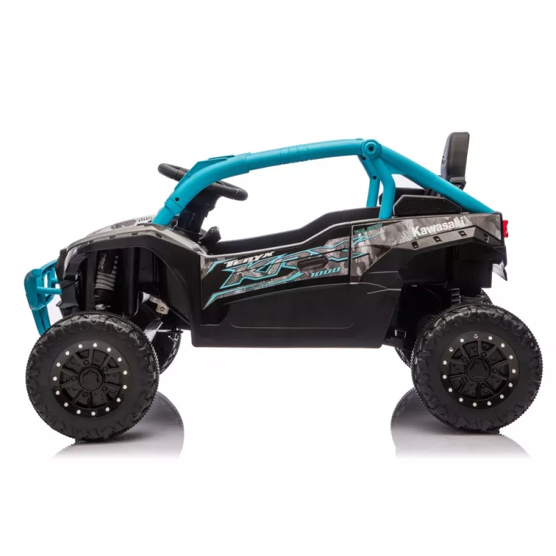 LEAN CARS Kawasaki JS330 24V 5Ah Carro a Bateria Preto e Azul