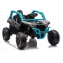 LEAN CARS Kawasaki JS330 24V 5Ah Carro a Bateria Preto e Azul