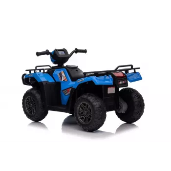 LEAN CARS quad elétrico para criança JC915 azul – 12V, 2x35W, rodas EVA