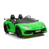 LEAN CARS Lamborghini Aventador SX2028 carro elétrico para criança, verde