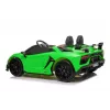 LEAN CARS Lamborghini Aventador SX2028 carro elétrico para criança, verde