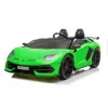 LEAN CARS Lamborghini Aventador SX2028 carro elétrico para criança, verde