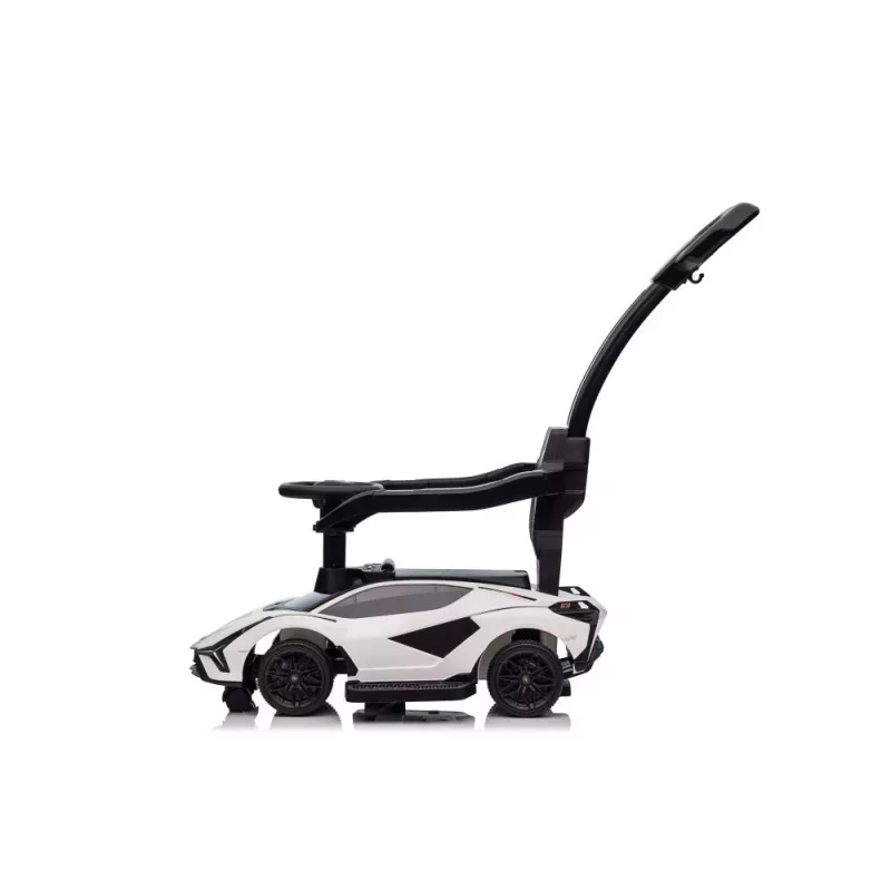 Carro de empurrar com barra Lamborghini QLS-996T LEAN CARS – branco
