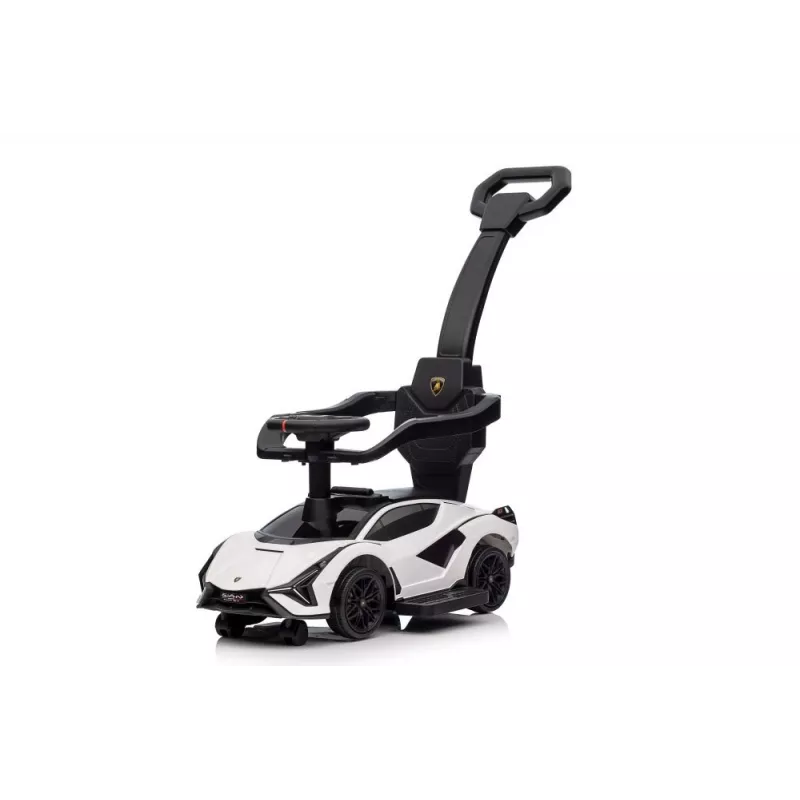 Carro de empurrar com barra Lamborghini QLS-996T LEAN CARS – branco