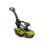 Carro a pedais LEAN CARS Lamborghini QLS-996T com barra de empurrar, Verde
